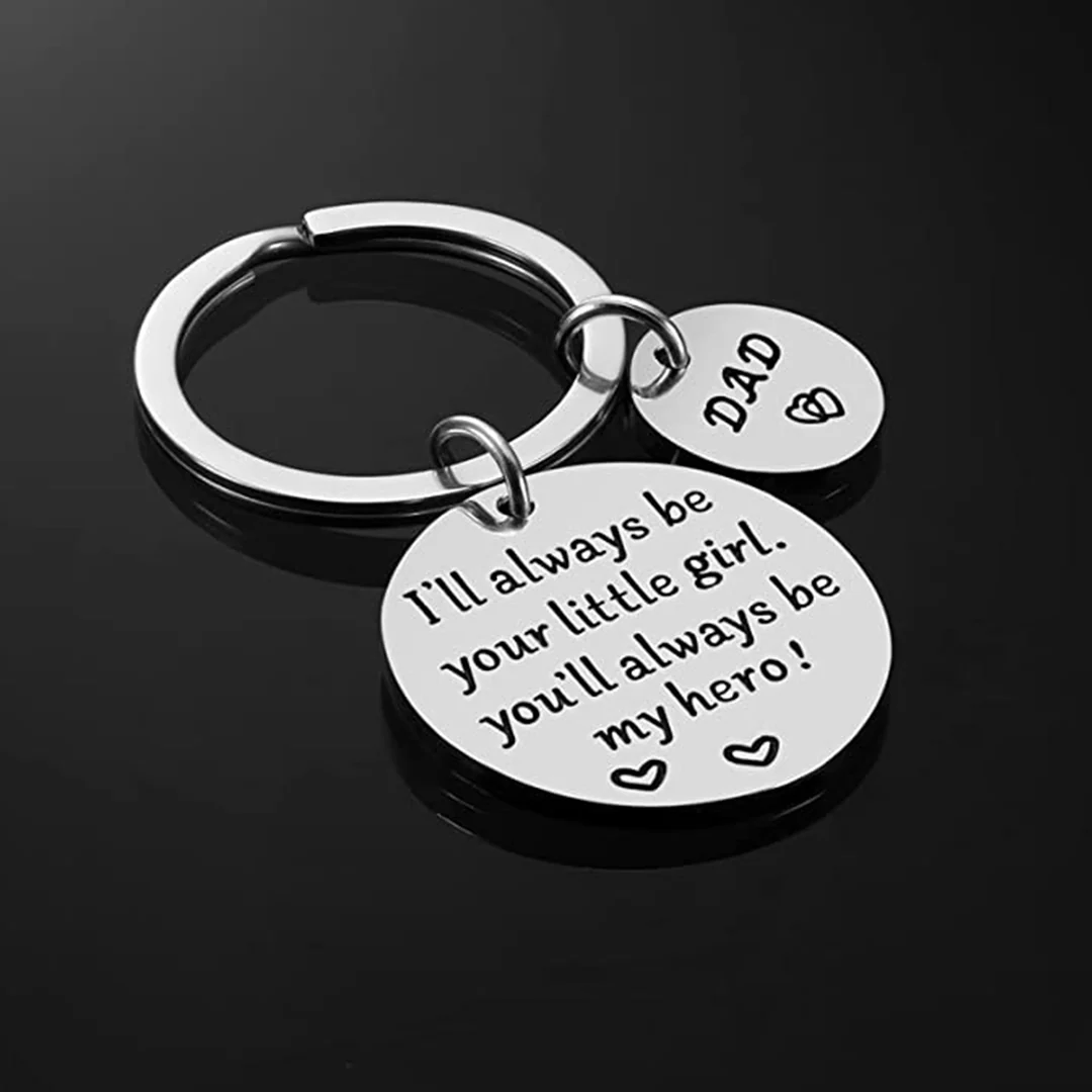 Stainless Steel Keychain - To my Dad - Image 2