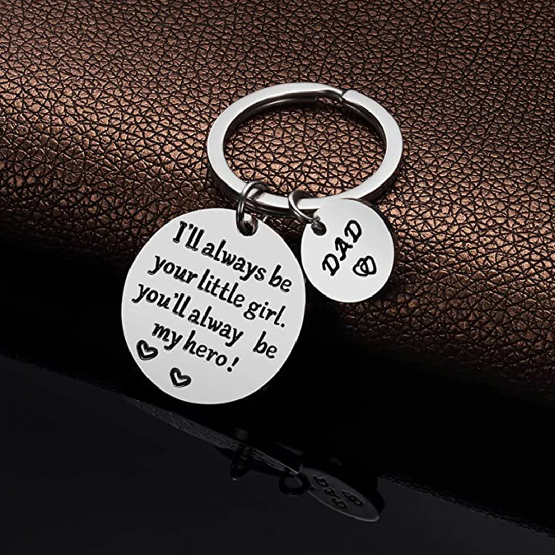 Stainless Steel Keychain - To my Dad - Image 3