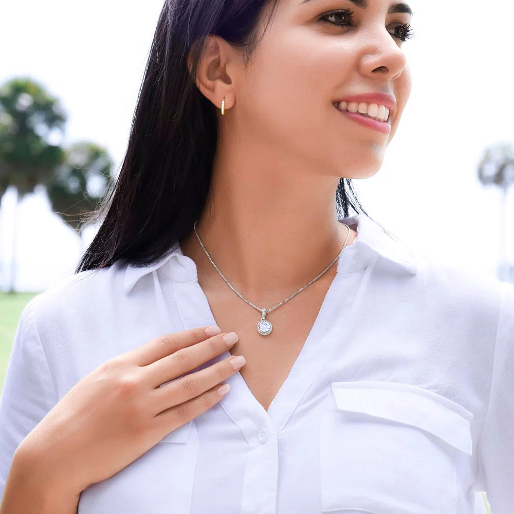 Crystal necklace - To my Stepmom - Image 3