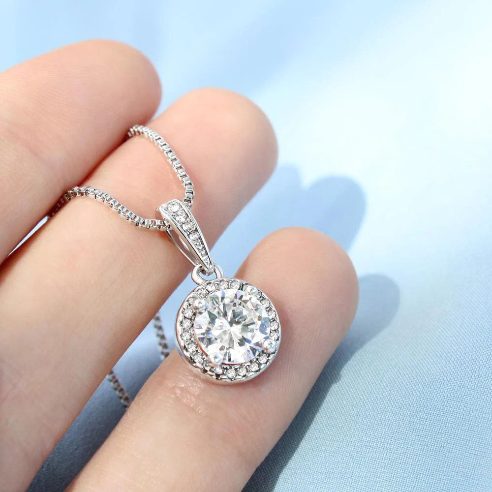 Sterling Silver Necklace - Luxury Rose Box - To My Baby - Image 4