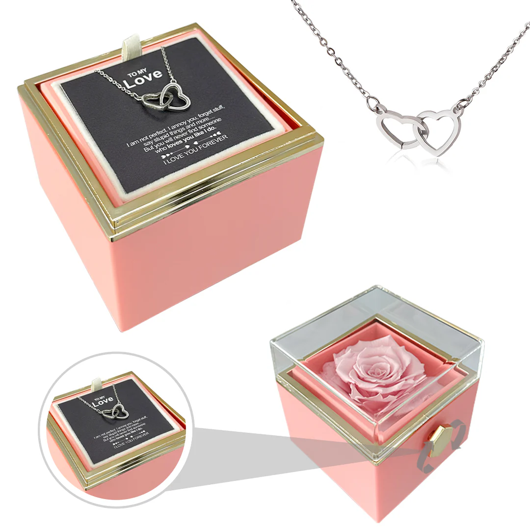 Engraved Necklace - With Real Rose - To My Love - Image 13
