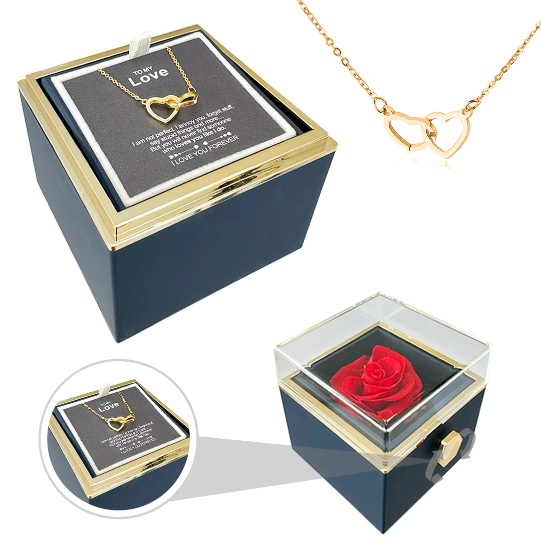 Engraved Necklace - With Real Rose - To My Love - Image 18
