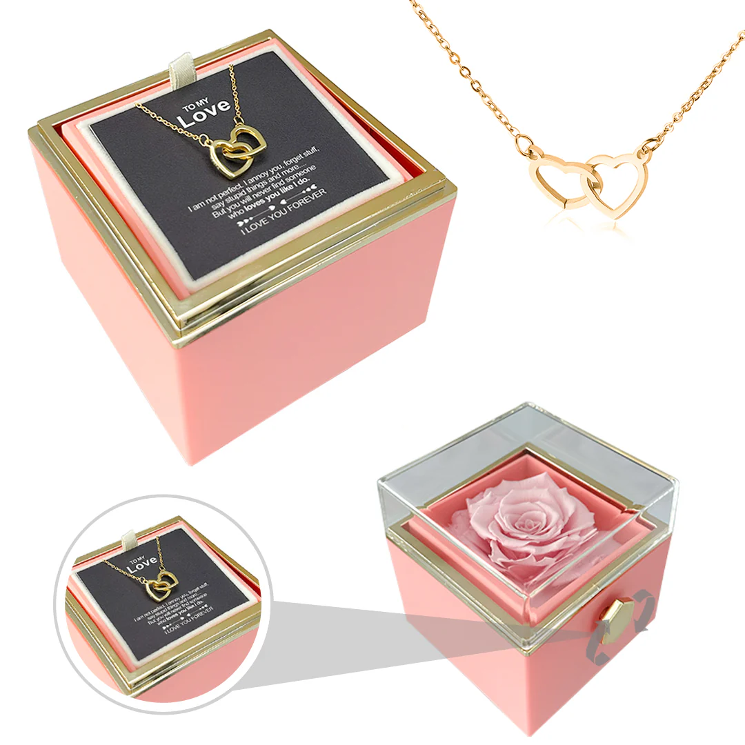 Engraved Necklace - With Real Rose - To My Love - Image 20