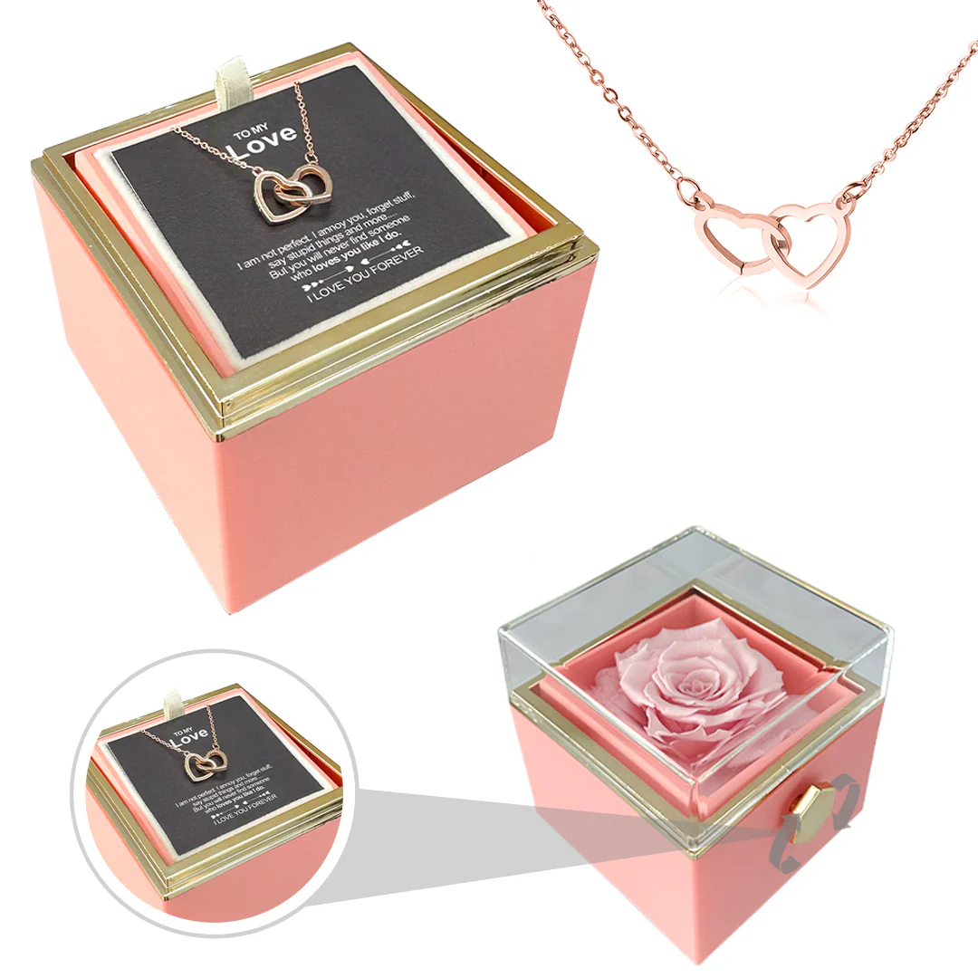 Engraved Necklace - With Real Rose - To My Love - Image 21