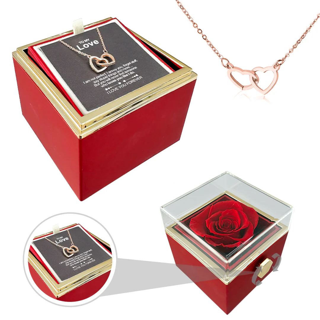 Engraved Necklace - With Real Rose - To My Love - Image 22