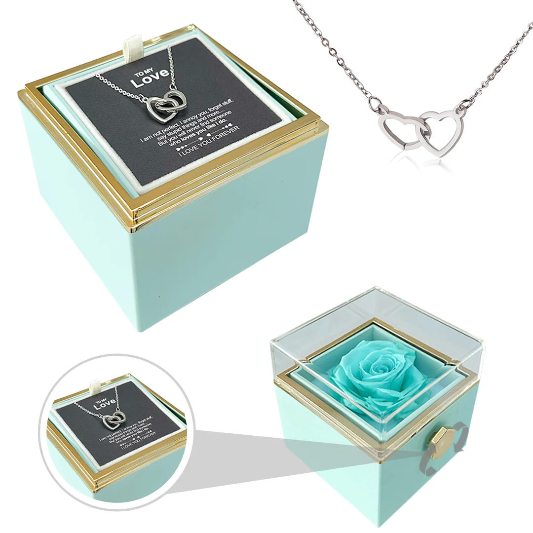 Engraved Necklace - With Real Rose - To My Love - Image 24