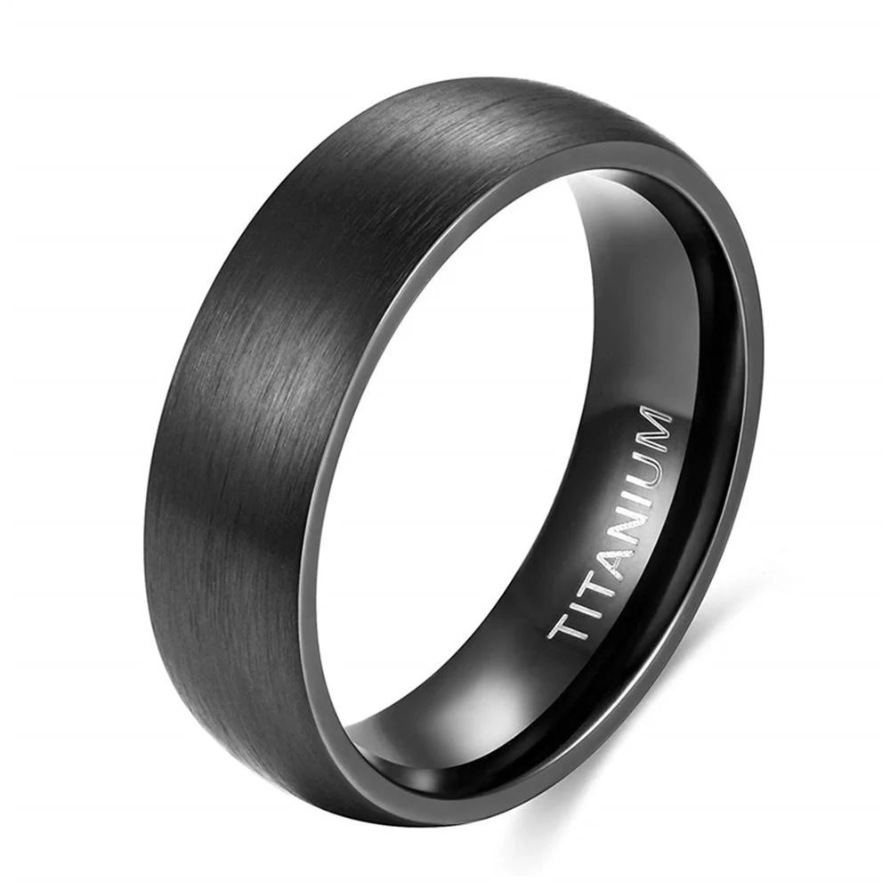 Titanium ring - brushed