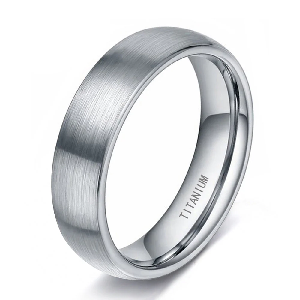 Titanium ring - brushed - Image 2