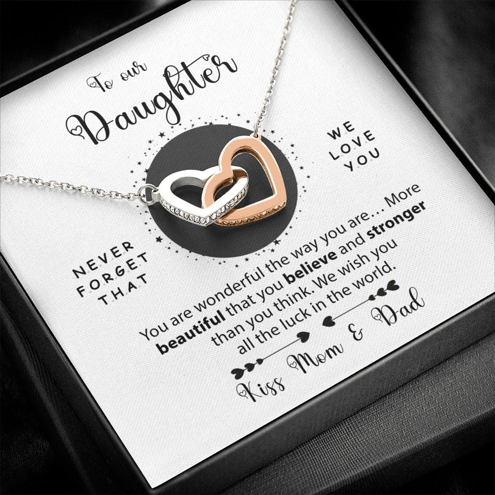 Silver necklace - To my Daughter from Mom