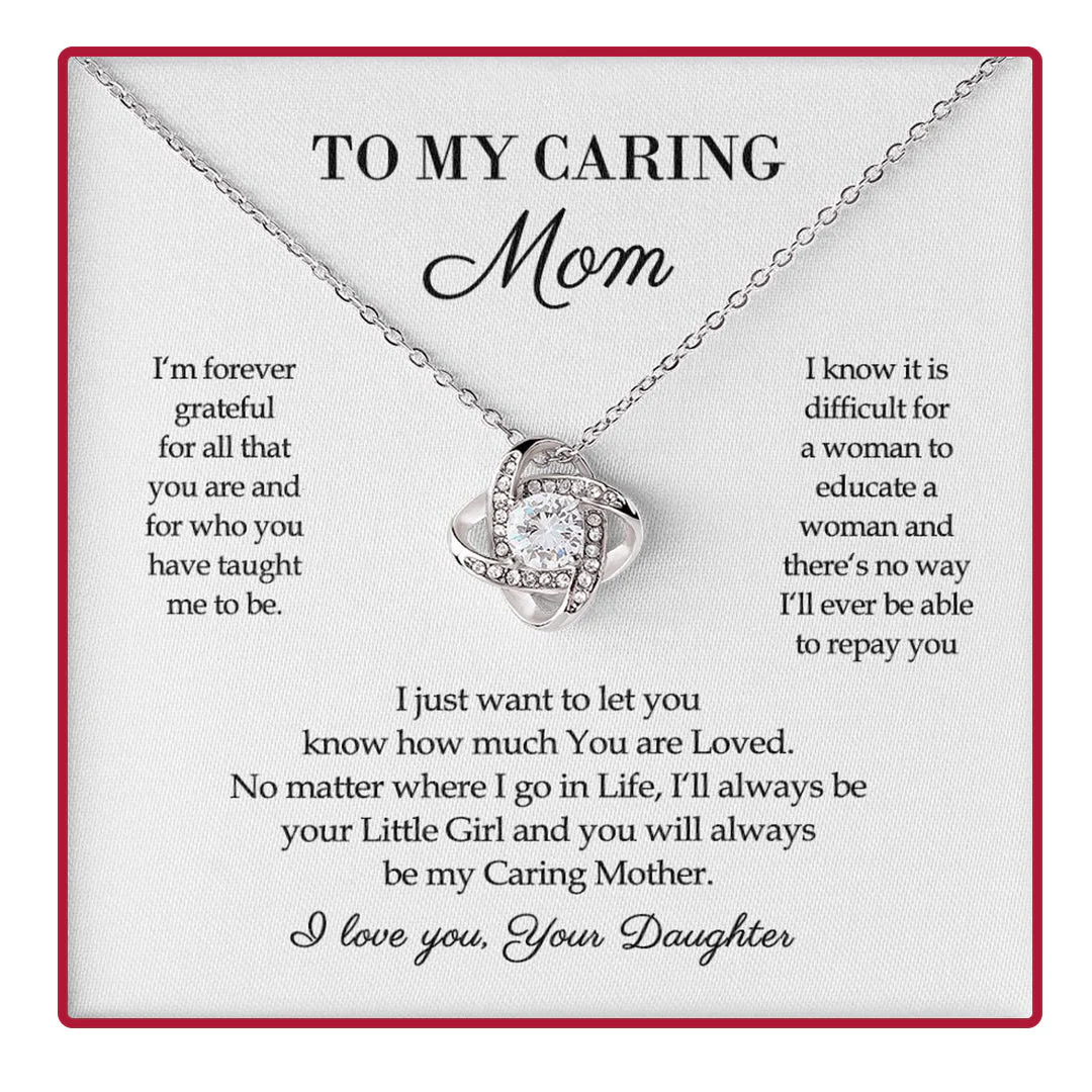 Sterling Silver Necklace - With Real Rose - To my Mommy - Image 10