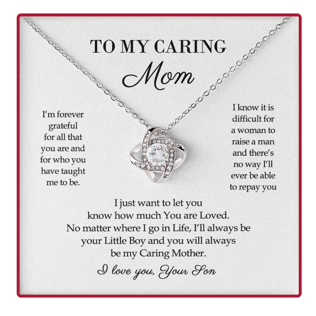 Sterling Silver Necklace - With Real Rose - To my Mommy - Image 8
