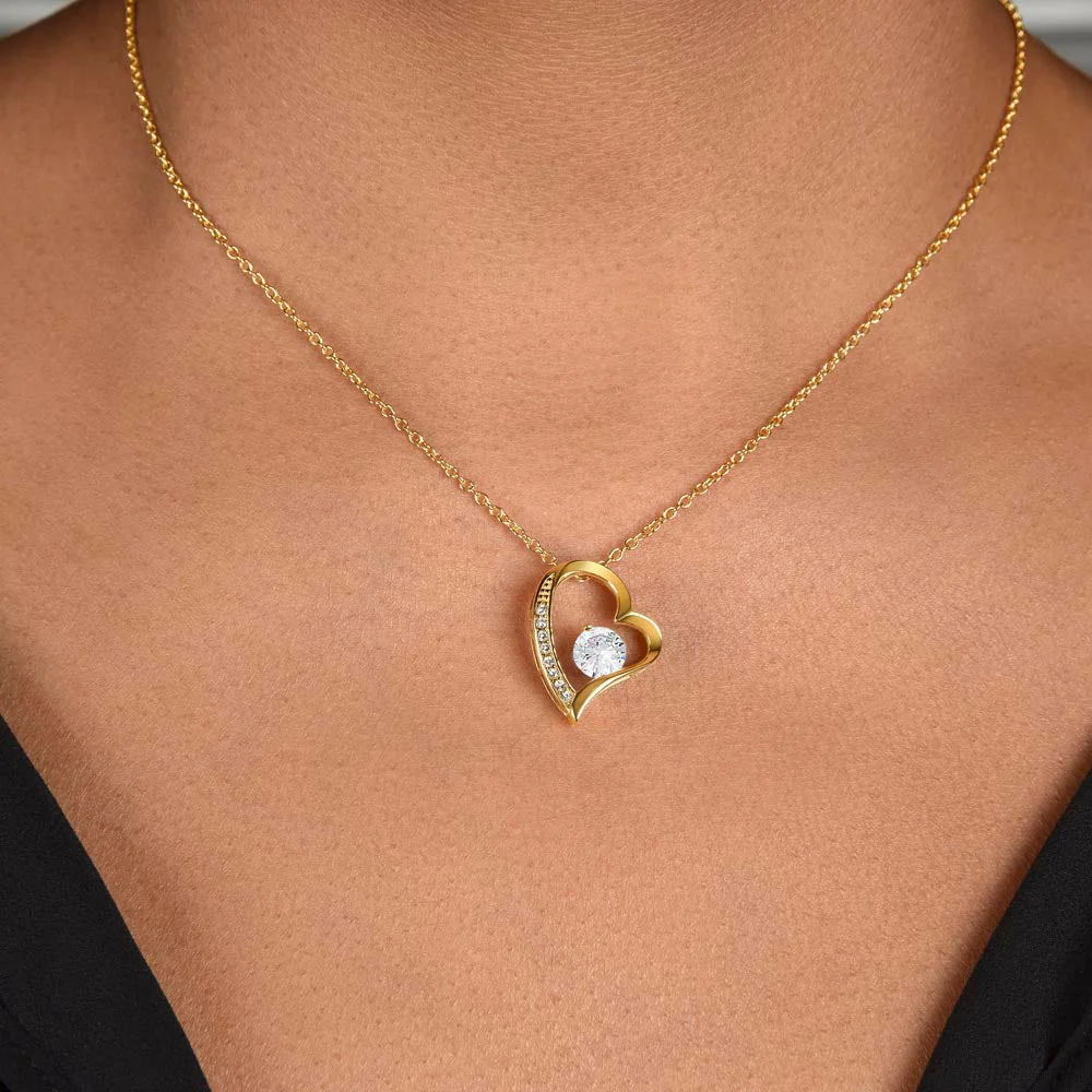 Sterling Silver Heart Necklace - To my Love - Image 8