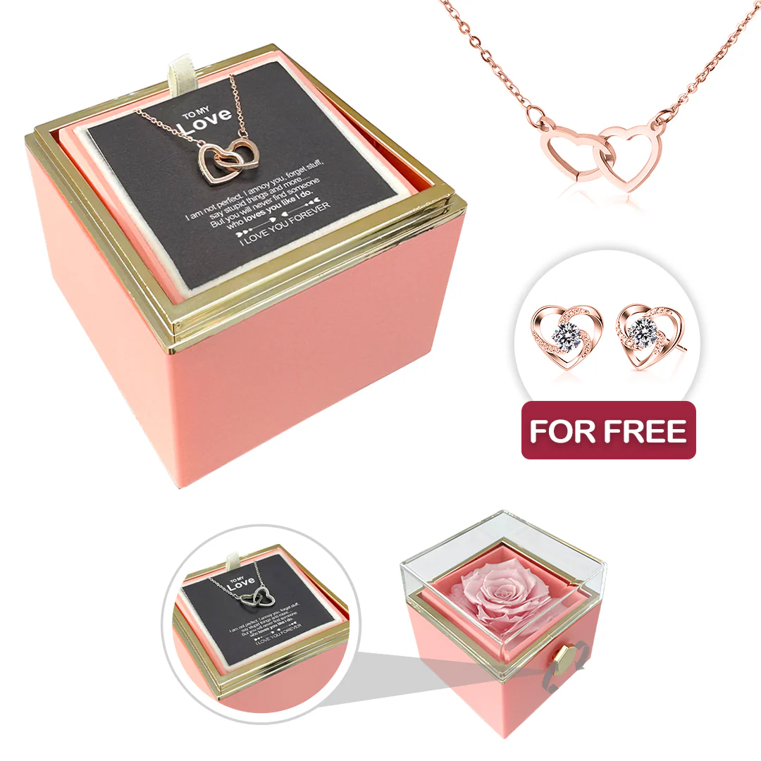 Engraved Necklace - With Real Rose + FREE EARRINGS - Image 17