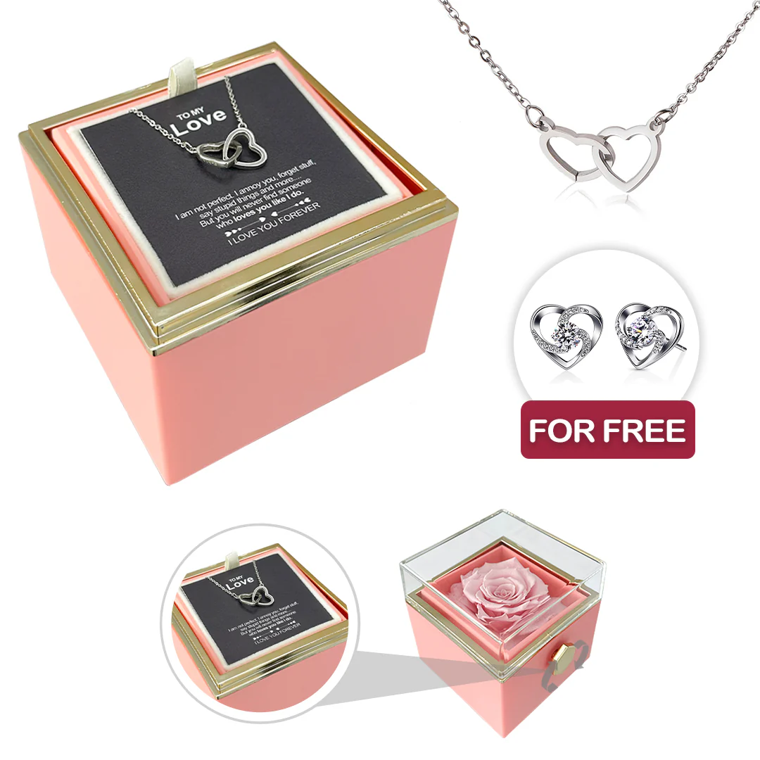 Engraved Necklace - With Real Rose + FREE EARRINGS - Image 18
