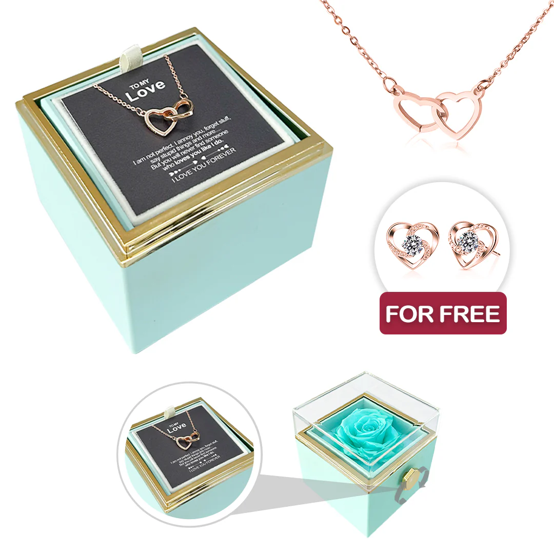 Engraved Necklace - With Real Rose + FREE EARRINGS - Image 22