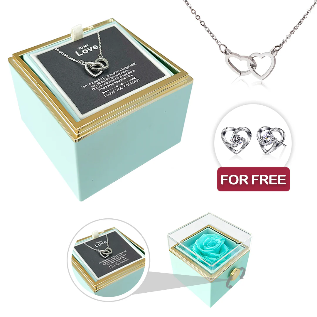 Engraved Necklace - With Real Rose + FREE EARRINGS - Image 23