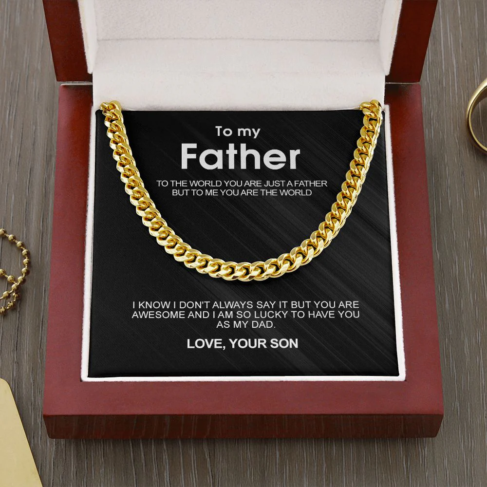Classy Cuban Chain - To my Father - Image 9