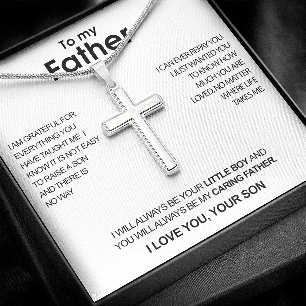 Luxury cross necklace - To my Father - Image 5
