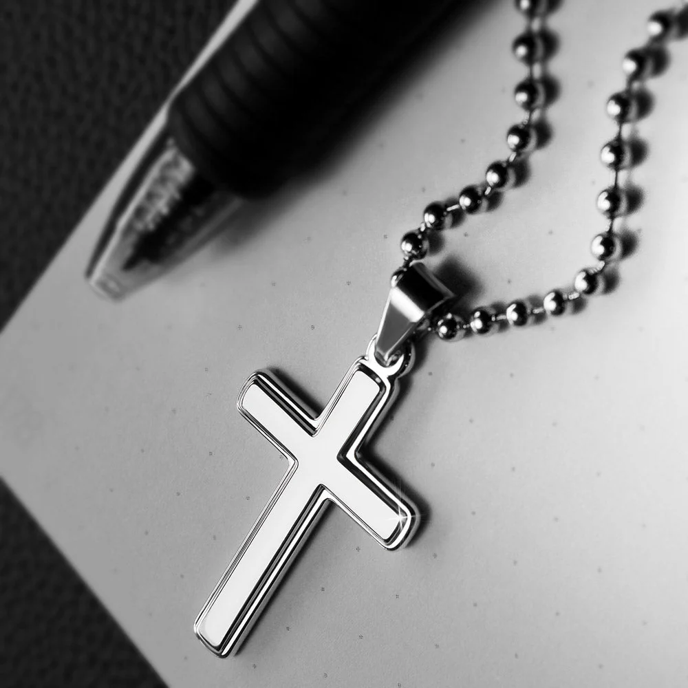 Luxury cross necklace - To my Dad - Image 4