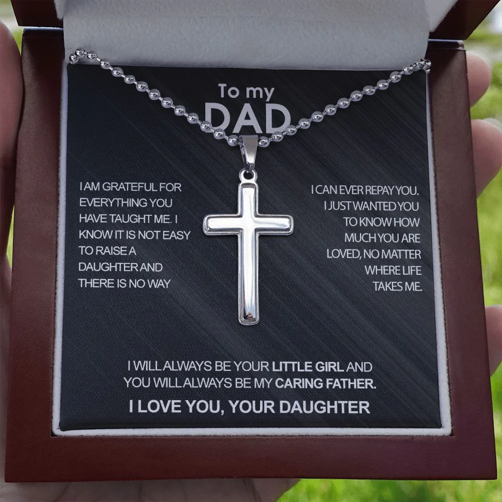 Luxury cross necklace - To my Dad - Image 8