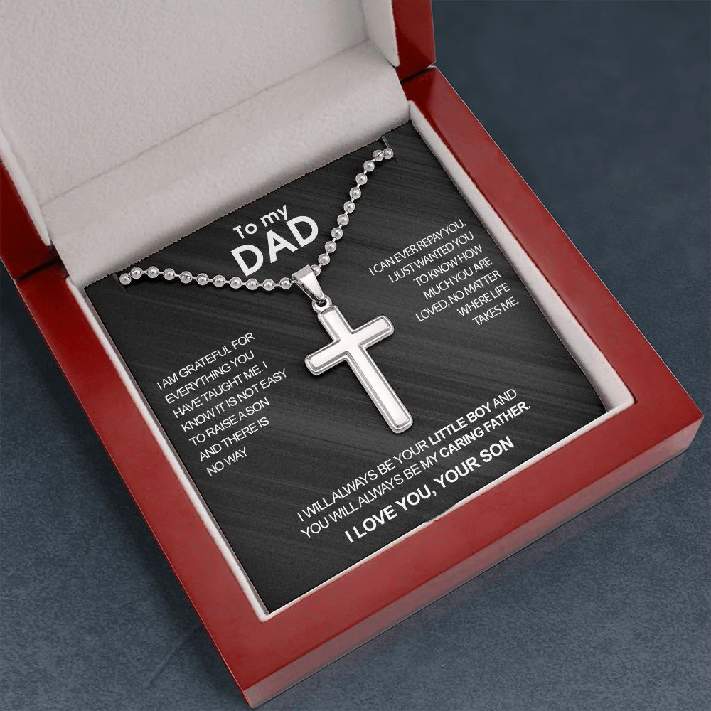 Luxury cross necklace - To my Dad - Image 9