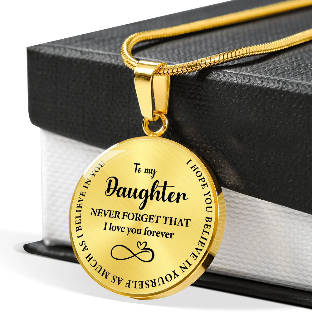 Stainless steel necklace - To my Daughter - Image 2