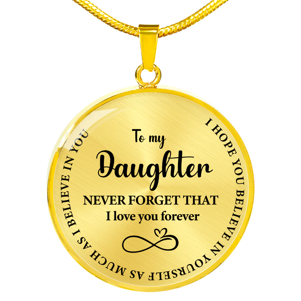 Stainless steel necklace - To my Daughter - Image 3