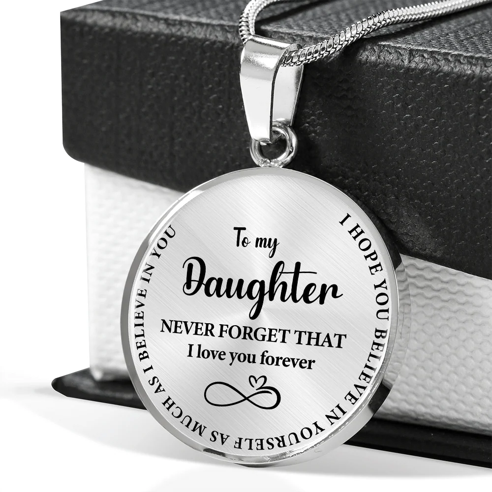 Stainless steel necklace - To my Daughter - Image 4