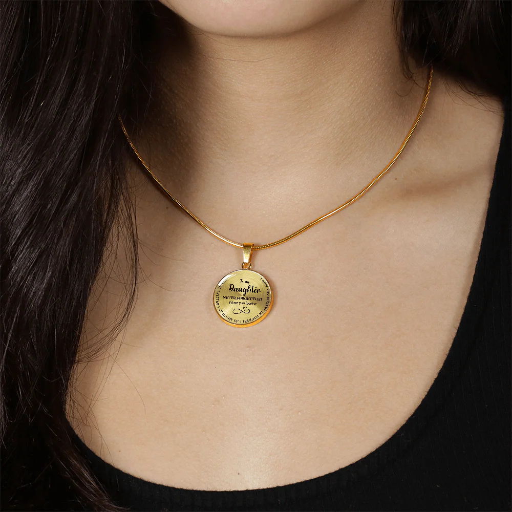 Stainless steel necklace - To my Daughter - Image 5