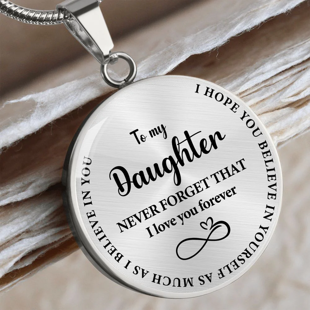 Stainless steel necklace - To my Daughter - Image 6