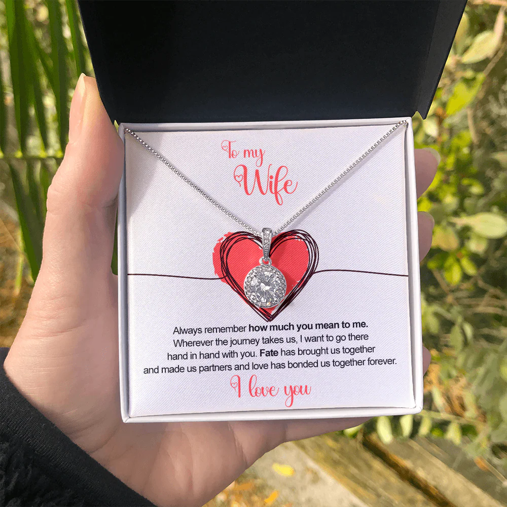 Sterling Silver Necklace - To my Wife - Image 6