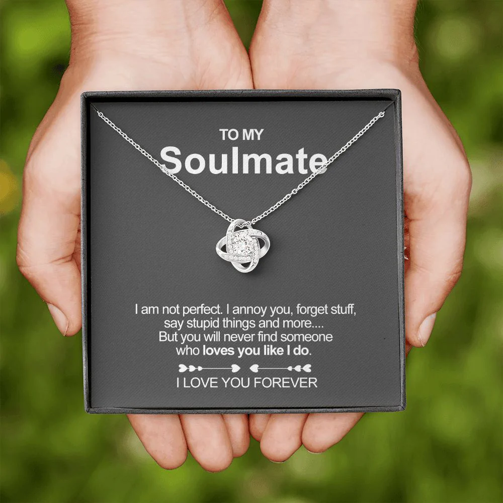 Sterling Silver Necklace - To my Soulmate - Image 4
