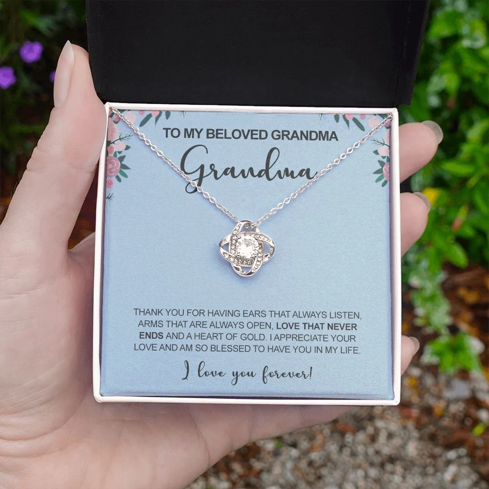 Sterling Silver Necklace - World's best Grandma - Image 4