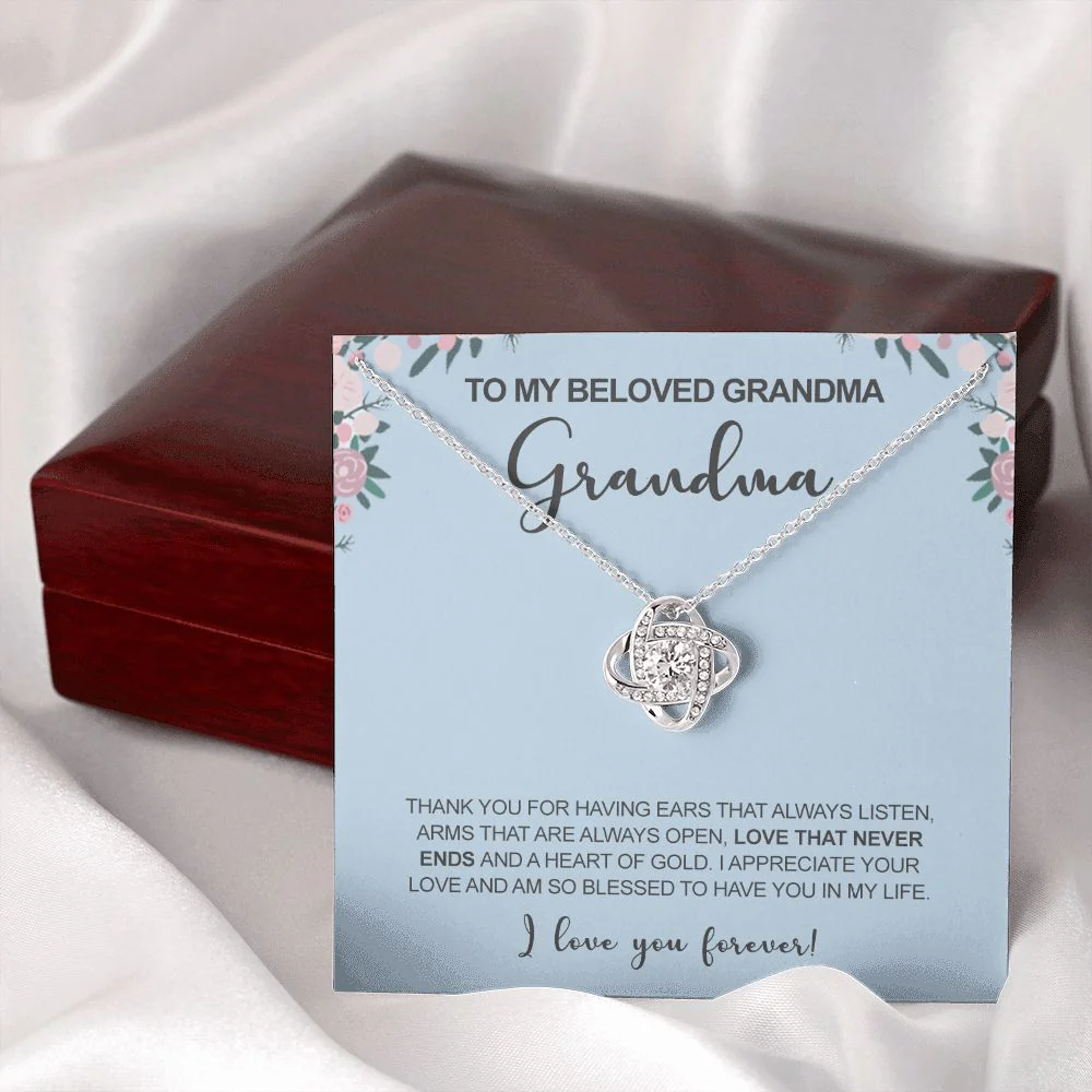 Sterling Silver Necklace - World's best Grandma - Image 7
