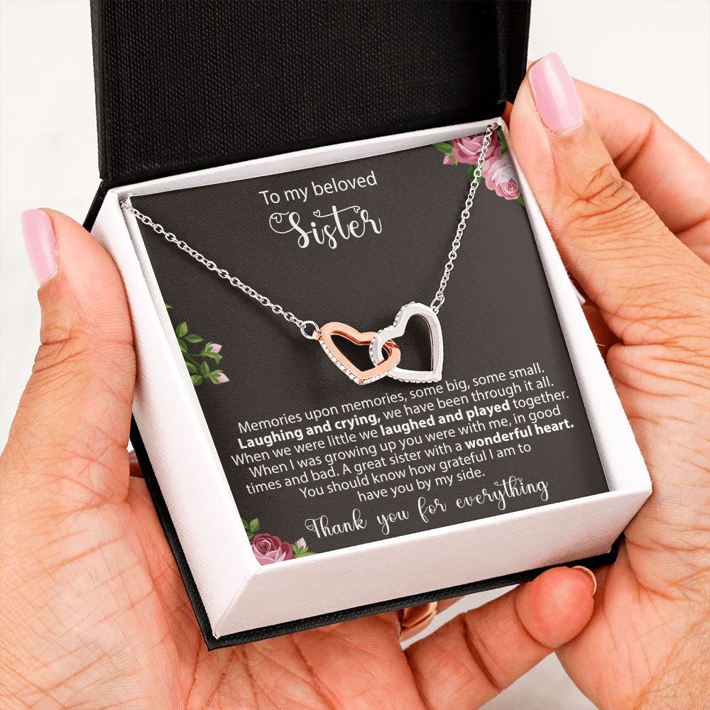 Sterling Silver Necklace - World's best Sister - Image 4