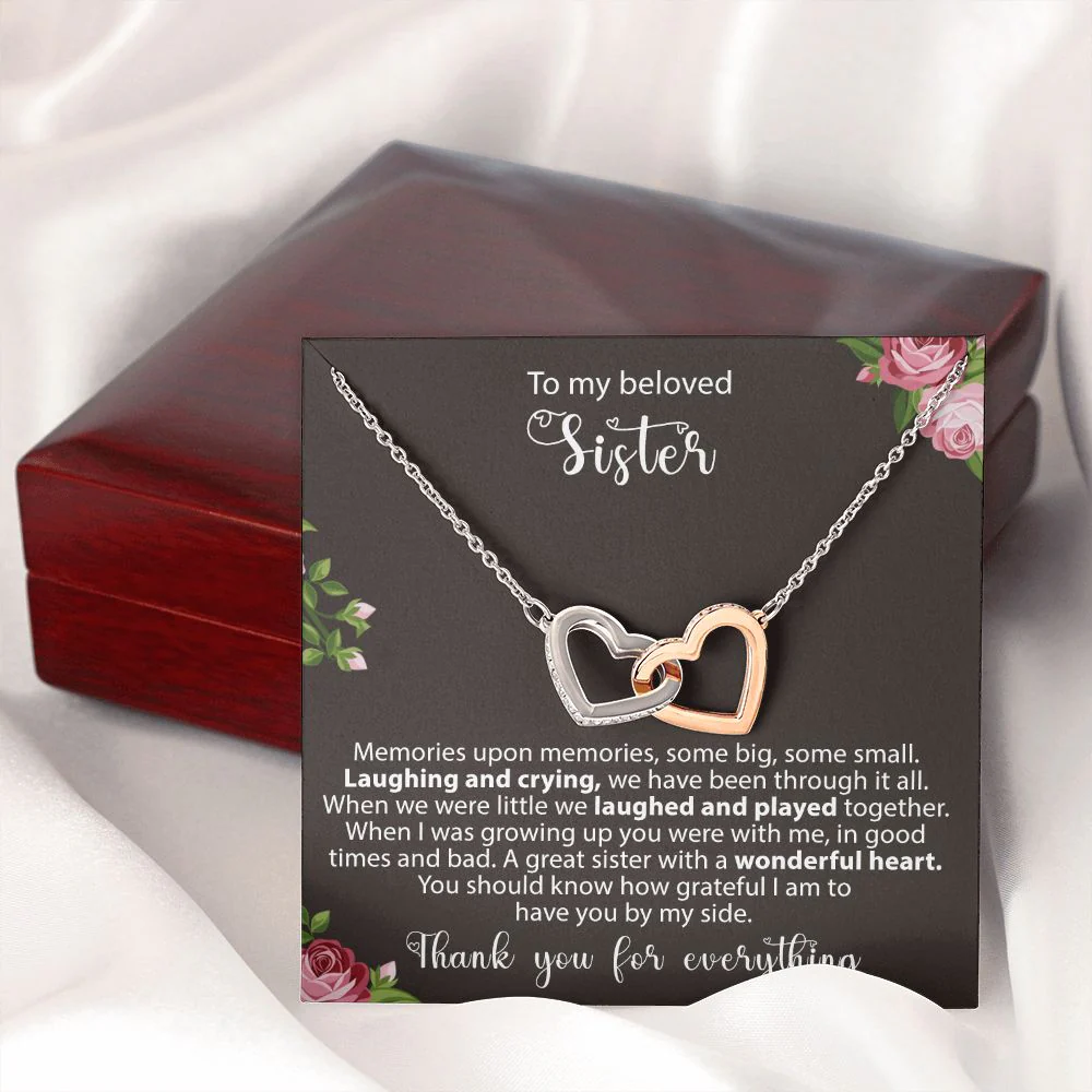 Sterling Silver Necklace - World's best Sister - Image 5