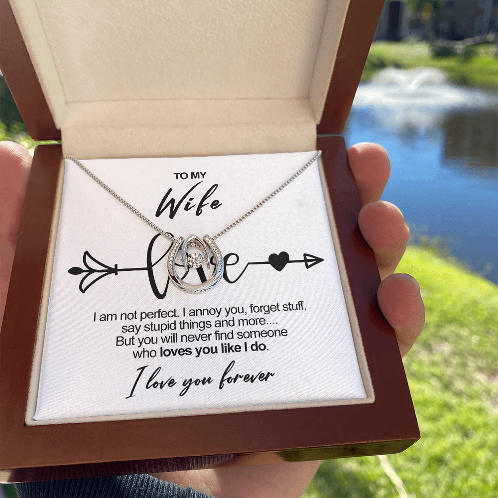 Sterling Silver Necklace  - To my beautiful Wife - Image 2