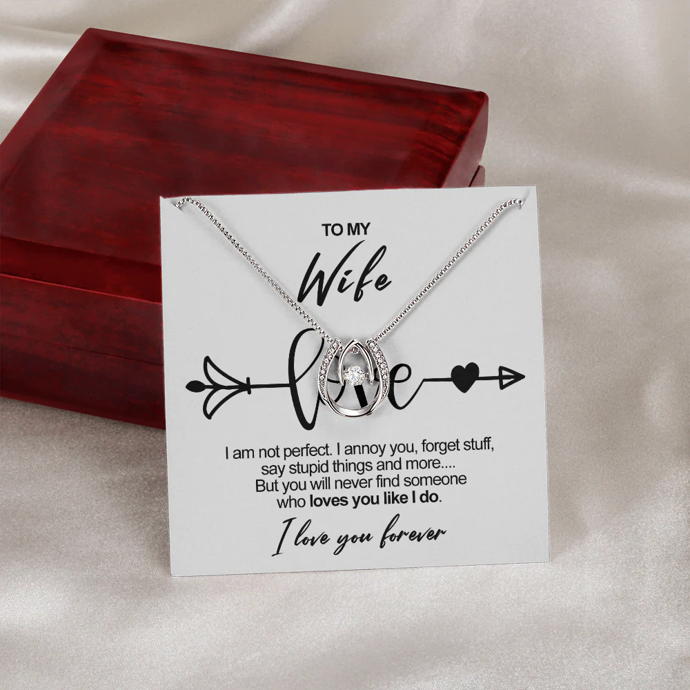 Sterling Silver Necklace  - To my beautiful Wife - Image 4