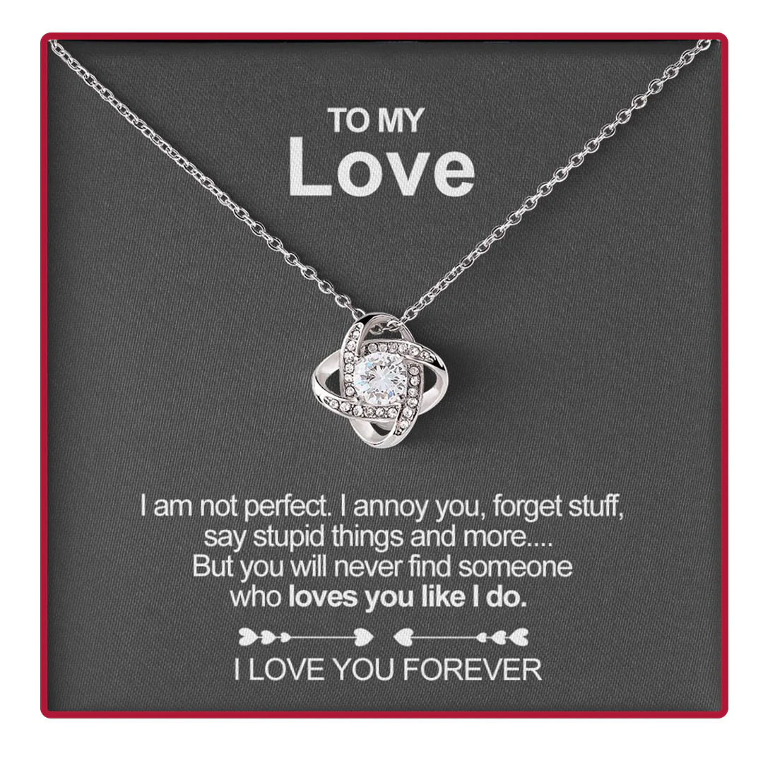 Sterling Silver Necklace - Gift Box - To My Love - Image 3