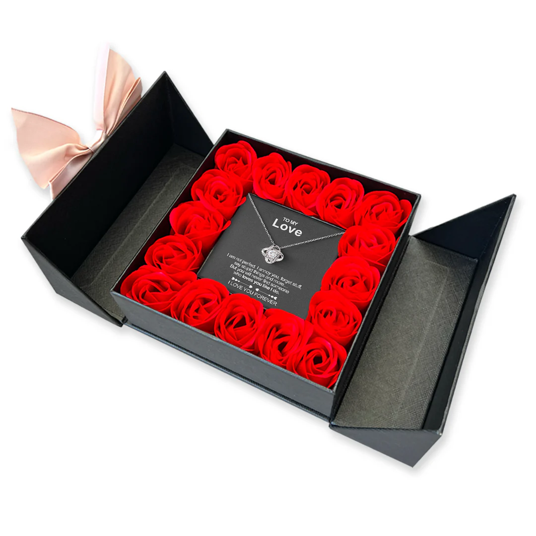Sterling Silver Necklace - Luxury Rose Box - To My Love - Image 3