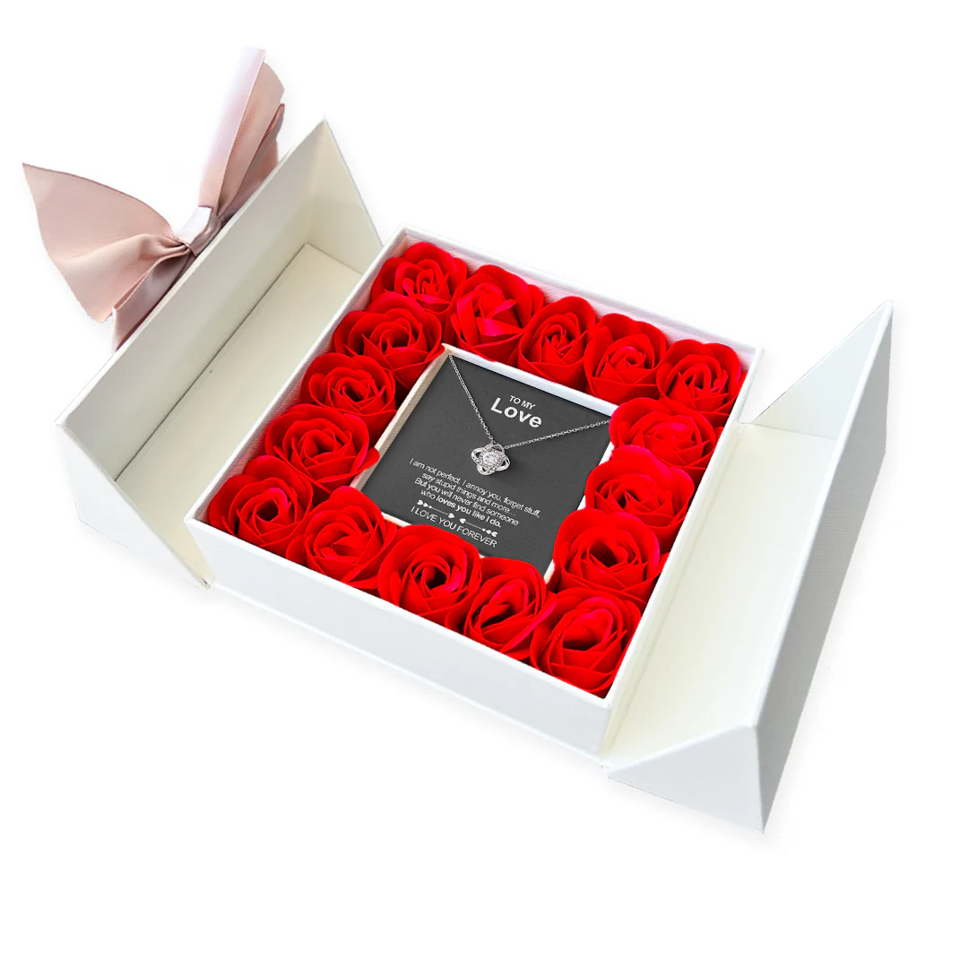 Sterling Silver Necklace - Luxury Rose Box - To My Love - Image 4