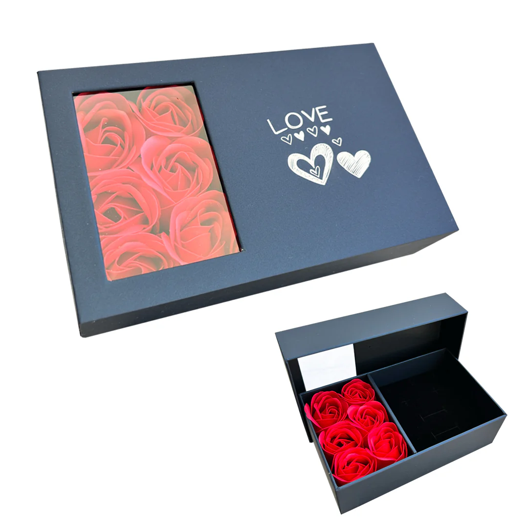 Sterling Silver Necklace - With 6 Roses - To My Love - Image 5