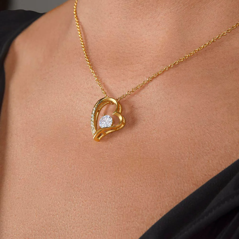 Sterling Silver Necklace - With Real Rose To My Baby - Image 8